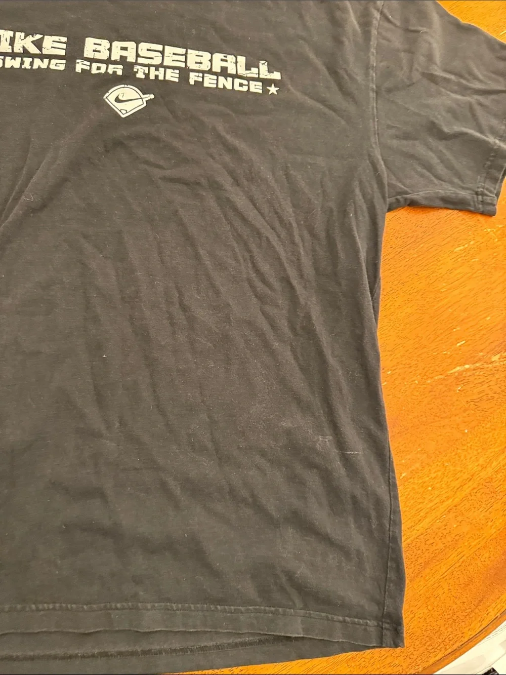 Nike Black 'Nike Baseball' Short Sleeve Graphic Tee